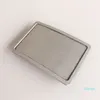 Brushed Blank Classic Silver Rectangle New Antique Custom Belt Buckle