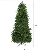 Garden Decorations FCH 7.5ft Flocking Tied Light Christmas Tree Christmas decoration