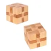 Kong Ming Luban Lock enfants enfants 3D jouet en bois fait à la main adulte intellectuel casse-tête jeu Puzzle jouets éducatifs