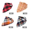 Hondenkleding 60 x PET GROOMPRODUIT GELD Classiek Plaid Puppy Bandana Verstelbare vlinderdas Cat Driehoekig verband Supplies8929018