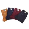 Plus Taille 42 Printemps Hommes Pantalon Classique Casual Business Stretch Pantalon Mâle Régulier Pantalon Droit Noir Bleu Kaki 4 Couleurs 210518