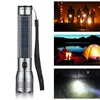 Ficklampor Torches Solar Powered Handheld Uppladdningsbar LED-facklampa för camping Vandringsklättring GR5