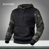 Mężczyźni Wojskowe kamuflaż Kamuflaki Wiosna Jesień Bluzy Z Kapturem Mężczyzna Camo Hoody Pullover Hip Hop Streetwear Odzież marki 210813