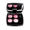 Eye Shadow Women Peach Blossom Makeup Plate Lätt att använda Gentle Portable Pearlescent 4 Färger Ögonskugga Palette för POGRAPH