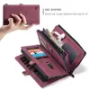Luxus Reißverschluss Brieftasche Leder SE 2020 Hülle 12 Mini 11 Pro XS Max XR X 8 7 Plus Flip Magnet Karten abnehmbare Handyhülle
