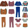 Kid Oeuf Kleinkind Junge Mädchen Gestrickte Pullover und Kleid Leggings Kinder Winter Mode Marke Tops Kinder Häkeln Pullover 210619