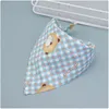 40 * 40 * 58 Baby Bibs Handdoeken Cartoon Driehoekige Handdoek Mooie Kids Mode-accessoires 1 1TT Q2