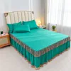 Lace Bed kjol hushålls mode rum Simmons madrass skyddande fall säng kjol säng täcker (inte inklusive örngott) F0017 210420