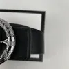 riem designer luxe merk hoogwaardige heren- en damesriemen 5 kleuren breed 3,8 cm slangenkop driekleurige gesp