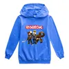 Robloxing Boys Hoodie Kızlar Uzun Kollu Kapşonlu Sweatshirt Karikatür Kazak Çocuk Hoodie Giyim Bahar Açık Spor Serçesi2595839