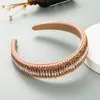 Moda Bohemia lujosa joyería para el cabello Diamante cristal barroco diademas llenas de diamantes de imitación para mujer fiesta de boda