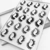 20 paires fausses cils de vison 3D Falais de cils broussailleux pour les cils multicouches et les cils d'œil multicouche sans cils extension