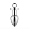 NXY Giocattoli del sesso anale Hollow Anal Plug Butt piccolo Metal Slug Acciaio inossidabile Massaggiatore della prostata Uomo Tunnel Buttplug Gay Bdsm Toys Sex Shop 1123