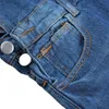 Mode männer Jeans Overalls High Street Gerade Denim Overalls Hip Hop Männer Cargo Bib Hosen Cowboy Männliche Jeans Latzhose 220212