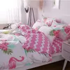 Conjuntos de cama de edredons pássaros - algodão branco, travesseiro estampado na capa da capa da cama queen size rei king conjunto de quatro peças}