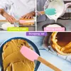 Baking & Pastry Tools Mini Silicone Spatula Scraper Basting Brush Spoon for Cooking Mixing Nonstick Cookware Kitchen Utensils BPA Free Tiktok BM31