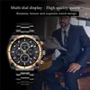 Męskie automatyczne zegarek mechaniczny Wodoodporne męskie kreatywne chronografie na rękę Montre de Luxe