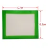 Silicone Dab Wax Mat 4x5" Platinum Cured Food Grade Small Non-stick Slick Silicon Oil Concentrate Pads