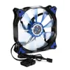 12cm 3 Pin 4 LED Light Computer Cooling Fan Cooler Heatsink for Case Mining - Red