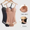 Kadınlar Vücut Shapewear Seksi Bodysuit İç çamaşırı Push Yukarı Göbek Zayıflama Şekerleme Popo Kaldırıcı Açık Kasık Dikişsiz İç Çamaşırı 22014044171