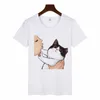 2020 New t shirt cat print women korean clothes harajuku 90s funny summer tshirt graphic ulzzang grunge t-shirt femme streetwear X0527