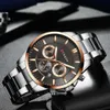 Reloj Hombres Luksusowa marka Curren Quartz Chronograf Zegarki Mężczyźni Causal Clock Zegarek Ze Stali Nierdzewnej Wrist Watch Auto Data Q0524