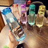 Crystal grass 400-500ML Plastic Water Bottle Fashion Travel Mug Sport Water Bottles Camping Hiking Kettle Drink Cup Diamond Gift