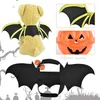 Dog Apparel Pet Cat Bat Wings Halloween Cosplay Bats Kostym Harnesses Husdjur Kläder för Katter Kattunge Valp Små Medium Stora Dogs A96