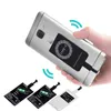 Adattatore di ricarica QI di induzione del caricabatterie wireless per iPhone 7 6 6s 5s Micro USB Tipo C Pad Dock Connector1002871