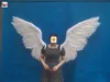 Uomini Lady Black Devil Angel Wings Bella taglia Bianco Bianco Fairy Wing Game Cosplay Finestra Esposizione Creativo Decorazioni per feste di nozze Creative Shooting Tung