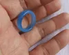 Del ivery dell'anello di agata blu di qualità naturale SEA261T