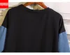 T-shirts pour hommes 3/4 T-shirt à manches courtes Hommes tricotés Hip Hop Mens Coton Plus Taille Tshirt 5XL O-Cou T-shirts d'été Mode Runni313S