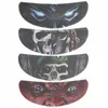 Motorcycle Helmets Removable Bike Helmet Visor Sticker Cool Decal 4 Style For Choice Racing Lens