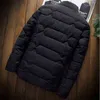 Zity inverno quente homens jaqueta espessado algodão acolchoado roupas slim beisebol casacos moda casual outono outerwear tamanho para baixo 211126