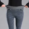 casual hoge taille warme potlood jeans vrouwelijke plus size fluwelen kont thefting leggings winter verdikking kasjmier skinny vrouwen 210708