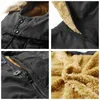 Deence Men's Winter Fleece Warm Hooded Parka Jack Heren Daling Jas Dikke Winddicht Pocket Parka Heren 211124