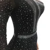 Mode sexy une épaule femmes robe à paillettes 2023 été femmes strass design robes belle discothèque fête serrée grande taille vêtements pour femmes