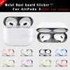 Adesivo antigraffio antipolvere per AirPods 1 2 3 Pro Pellicola protettiva per auricolari antipolvere per Apple AirPods 2 1 3 Adesivi copertura Nuovo