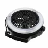 2 W 1 Przenośne USB / Bateria obsługiwana 12 LED LED Wentylator Light Mini Air Cooler Outdoor Camping Namiot Lampa Latarnia Hak Wiszące N8WU #