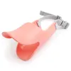 Cachorro focinho silicone bonito pato máscara para cães anti mordida parar latir pequenos focinhos de boca grande