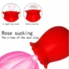 Rose vorm vagina zuigen vibrator nippel sucker oraal likken clitoris stimulatie seksspeeltjes voor vrouwen