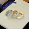 2021 Fashion charm Simple heart Couple Ring For Men 18K Rose Gold Plated Stainless Steel Rings Women Lady Party Gifts Accessories 313e