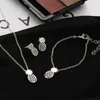 Earrings & Necklace 8SEASONS 2021 Jewelry Bracelets Set Golden Silver Color Pineapple/ Ananas Fruit Hollow Trendy Cute 1