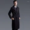 langer maxi-trenchcoat