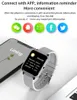 Smart Watch IP68 Impermeabile SmartWatch Uomo Donne Sport Fitness Tracker H10 Orologio da polso Chiamata Bluetooth Pressione sanguigna Monitor cardiaco Orologi per Android IOS