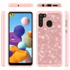 Dla Samsung A10e Moto Gpower G Stylus Glitter Proszek Sparkle Bling Shiny Shockproof Opiekun Pełna Ochronna Case LG Stylo 7