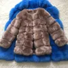 Zadorin Luxury Long Faux Fur Coat Kvinnor Tjock Varm Vinterrock Plus Storlek Fluffy Faux Fur Jacka Coats Abrigo Piel Mujer 211018