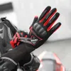 Koruyucu Açık Binicilik Motosiklet Eldivenleri İlkbahar ve Yaz için Moto Şövalye Eldiveni M-23 Siyah Kırmızı Mavi Renk 264c