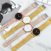 Luminous Fashion Proste Kobiety Watch Glow Quartz Bransoletki Zegarki Luksusowe Rose Purple Pas Analog Wristwatch Panie Prezent na rękę