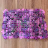 Party Decoration Artificial Rose Hydrangea Flower Wall Panel Wedding Venue/Bedroom Decor Po Background Props Decorative Hangings